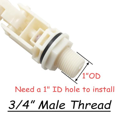 Uenede Float Ball Valve DN20 3/4" Male Thread, 2PCS