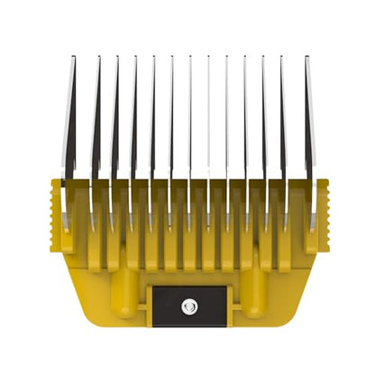 Stainless Steel A5 Wide Guide Comb – Metal Attachment for A5 Wide Blades, Compatible with Wahl KM, Andis, Oster, Heiniger – Smooth & Durable Grooming Guard (16mm - 5/8") - size: 16mm - 5/8"