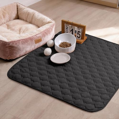 gogobunny 100% Double Sided Waterproof Dog Blanket Soft Pet Bed Cover Reversible Protect Furniture Couch Sofa Car for Puppy Large Dog Cat (Dark Charcoal/Light Charcoal, 30x30 Inch (Pack of 1)) - color: Dark Charcoal/Light Charcoal, size: 30x30 Inch (Pack