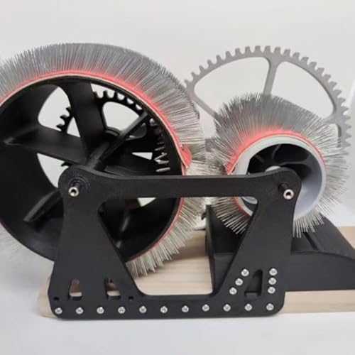 Wool Carding Machine, Wide Drum Carder, Fast Color Mixing and Flexible Brush Design, Efficient Wool Processing & No Electricity Needed, for DIY Wool Felt, Handicraft Enthusiasts