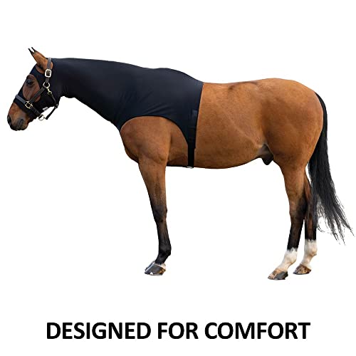 UltraFlex Shoulder Ease Lycra Horse Slicker Hood | Ultimate Comfort & Advanced Protection for Equine Companions
