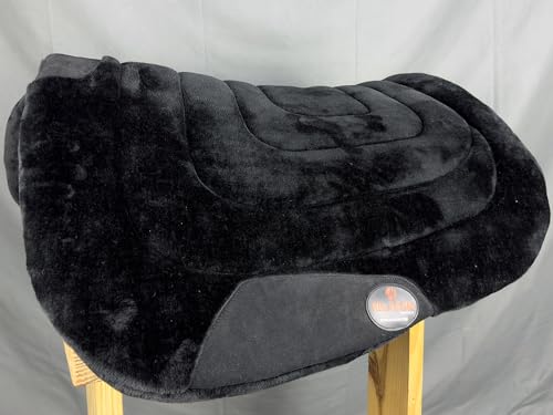 HILASON Western Endurance All Purpose Horse Fleece Saddle Pad - color: Black