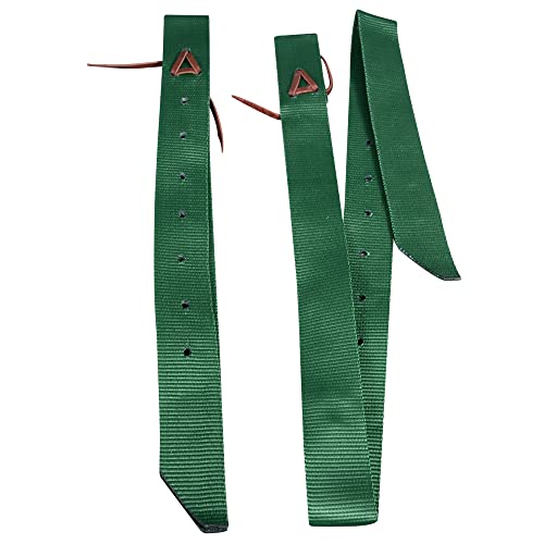 HILASON Nylon Cinch Tie Strap Off Billet Set, 36 Inch - color: Green