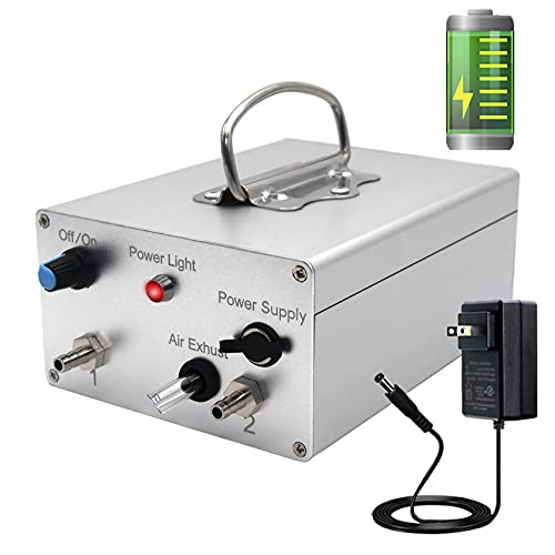 Pulsating Vacuum Pump Compatible with Hantop Milking Machine (Battery Pump (Adjustable)) - color: Battery Pump (Adjustable)