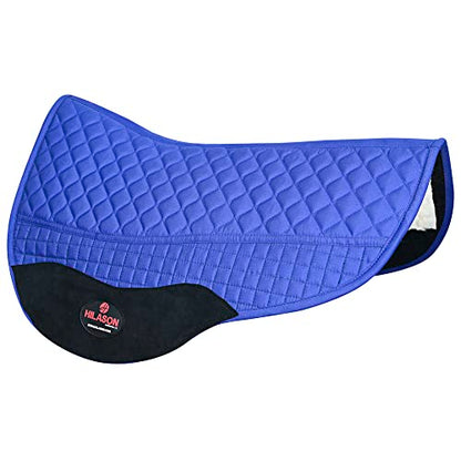 HILASON Western All Purpose Horse English Saddle Pad | All-Purpose - color: Royal Blue
