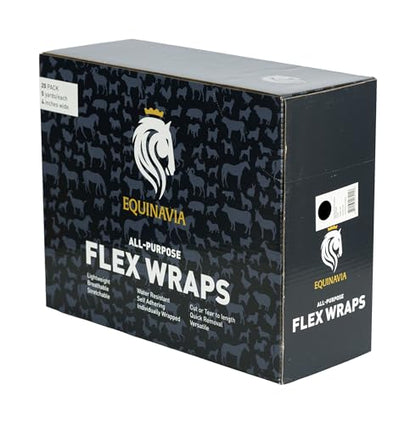 Equinavia 20 Pack Self Adhesive Bandage Wrap, 4 Inch Vet Wrap for Horses - color: Neon Green
