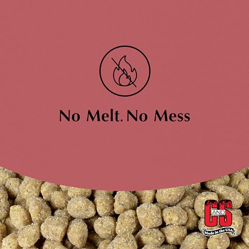 C&S Peanut Suet Nuggets, Bird Suet for Woodpeckers, 8 Pound (Pack of 1) - size: 8 Pound (Pack of 1)