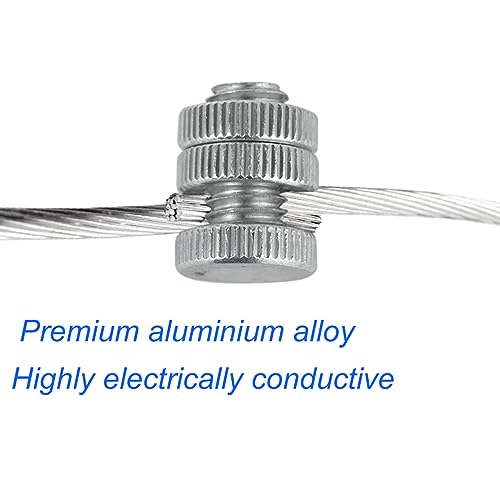 Split Bolt Joint Clamp Wire Connectors for Multiple Electric Fence 20 Pieces Line Tap Clamp