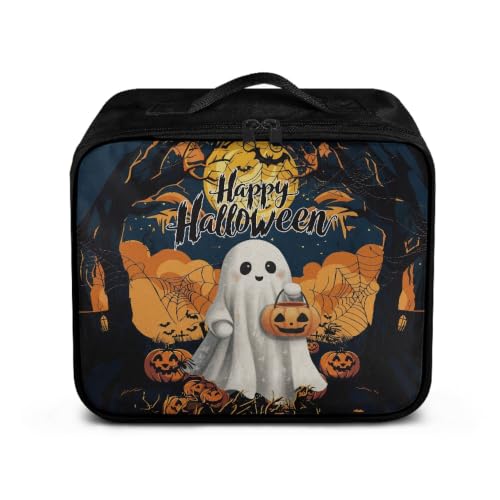 First Aid Bag Halloween Ghost Pumpkin Empty Medical Supplies Organizer Bag Portable Trauma Kit for Home Office Kitchen Traveling Camping - color: Halloween Ghost Pumpkin Theme