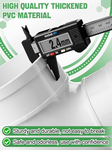 MEWTOGO 2 Set Automatic Chicken Feeder No Waste - color: White-2 set