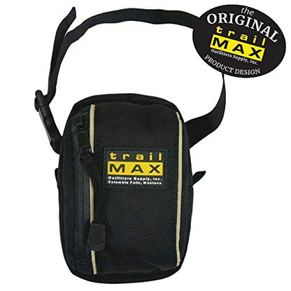 TrailMax 500 Series Insulated & Padded Front Pocket Saddlebag for Trail Riding; Cellphone Saddle Front Pocket; Trail Riding Cellphone Bag; - color: Red
