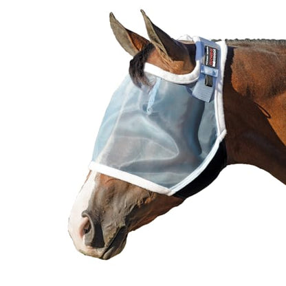 Schneiders X-Spand Mosquito Mesh II Fly Horse Masks | Enhanced Comfort & Visibility | Jaw for Natural Movement | 40% UV Protection | Reflective Safety Features - size: Cob, style: Without Ears