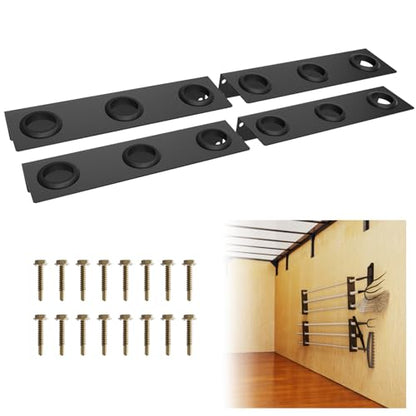 Utility Trailer Tool Rack, 4Pcs 3 Hole Shovel Holder - size: 4Pcs 3 Hole Tool Rack