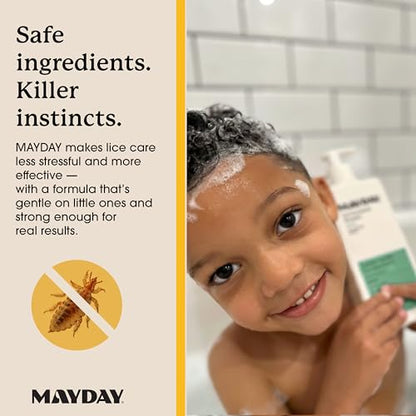 MAYDAY Daily Lice Prevention Conditioner, Non-Toxic, Sandalwood & Mint 12oz - style: Daily Lice - Conditioner