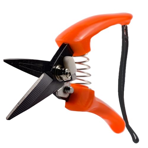 Goat Hoof Trimmers Sheep Hoof Trimming Shears Nail Clippers Multiuse on Garden, Switch Lock, Spring Loaded, Wrist Loop, Right or Left Hand Use