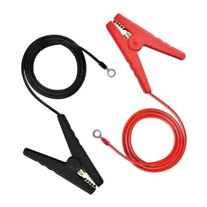 Electric Fence Jumper Leads Cable with Crocodile Clip, Ground Rod with Jumper Leads & Clips, Easy Installation for Solar Fence Charger, Energizer, Livestock & Garden Use - style: JZ5