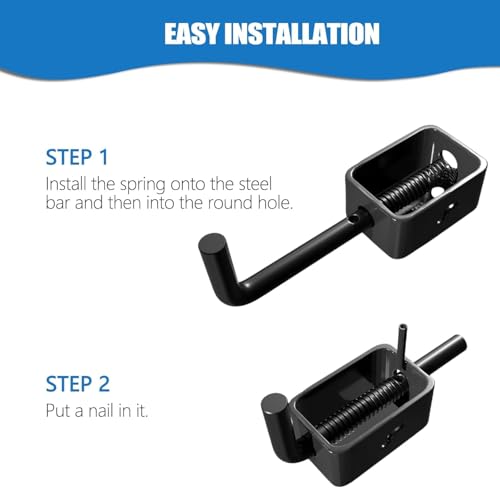 2 Packs Trailer Gate Spring Latch Kit 819T for Carry-On Utility Trailers