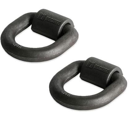 DC Cargo Mall Weld-On D Ring 1" Trailer Tie-Down Anchors (2 Pack) – Super Heavy-Duty Forged Steel, 46,800 lb. Breaking Strength (ABS Rated) - size: 1"
