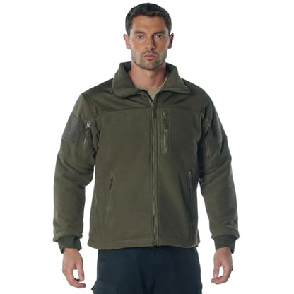 Rothco Spec Ops Tactical Fleece Jacket - color: Olive Drab, size: XX-Large