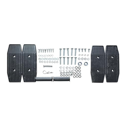 Boat Trailer Dolly 420 lbs Capacity, Adjustable Trailer Mover with Steel Frame & 15.7" Pneumatic Tires& Non-Slip Support Bracket for Kayak, Motorboat, Fishing Boat
