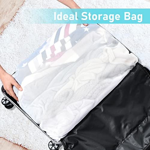 OTraki Large Mesh Laundry Bags 28x35 inch Zipper Mesh Lingerie Bags for Washing Delicates Net Laundry Mesh Bag Machine Washable for Dorm Hotel Camp Don't Drying, Melting 140-176℉, White - size: 28 x 35 inch