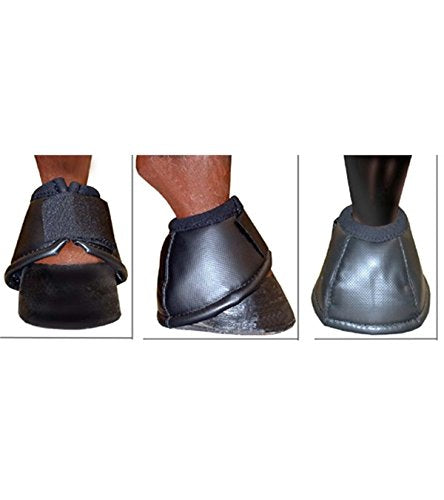 Jacks 10630-S No Turn Bell Boots, Black - Small
