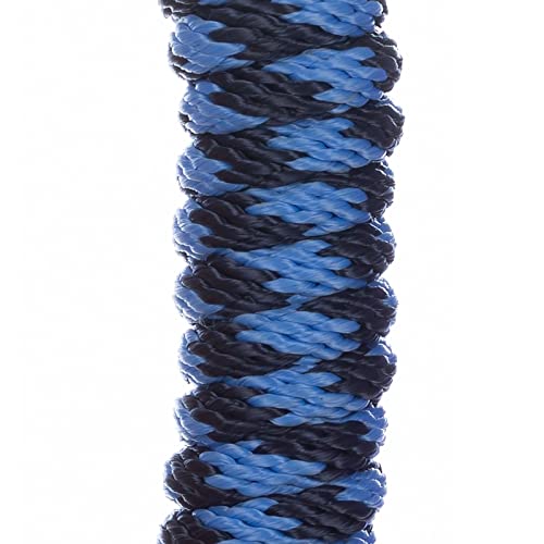 Equinavia Stella 8' Lead Rope with Snap Buckle - Light Blue/Navy - One Size - color: Light Blue/Navy