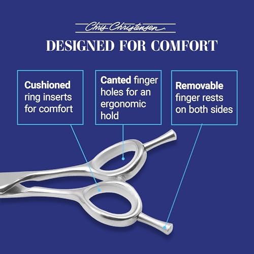 Chris Christensen Classic Series Grooming Shears, 7 in Thinner Shear, Groom Like a Professional, Any Skill Level, Made From 440C Japanese Steel - size: 7 inch Thinner