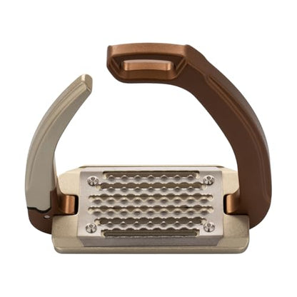 Acavallo Rel-X 180 Stirrups - color: Golden Brown