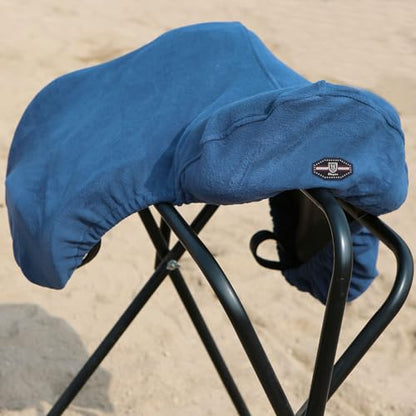 Harrison Howard Lightweight Dust Prevention Machine Washable Fleece Saddle Cover for GP/CC-Blue - color: Deep Blue, size: GP/CC-One Size