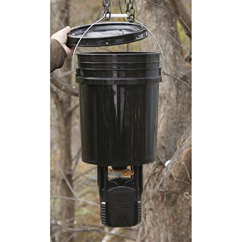 American Hunter 5-Gallon Digital Hanging Bucket Feeder, Black, One Size (AH-XDE40B)