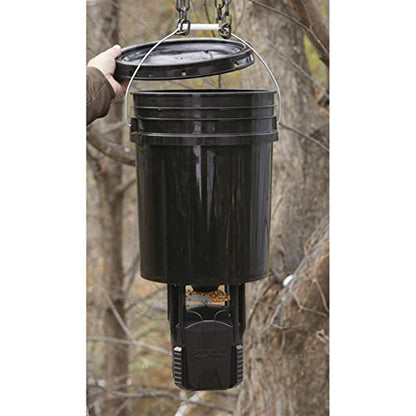 American Hunter 5-Gallon Digital Hanging Bucket Feeder, Black, One Size (AH-XDE40B)