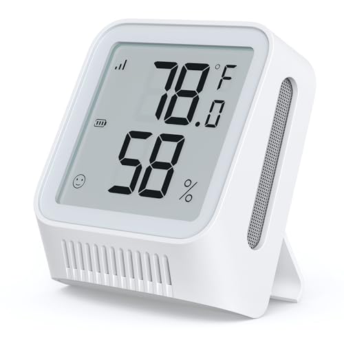 X-Sense Wi-Fi Thermometer Hygrometer with LCD, Base Station not Included - color: White, size: Digital, 1-Pack (Base Station not included)