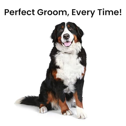 Fresh Ultra Wide XL Metal Pet Comb, Oval Aluminum Handle, Wide Tooth Spacing, Metal Grooming Comb for Dogs, 9.75" - style: Ultra Wide XL
