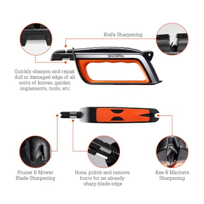 SHARPAL 103N All-in-1 Knife Garden Tool Lawn Mower Blade Sharpener (Pack of 2) - size: 2-Pack