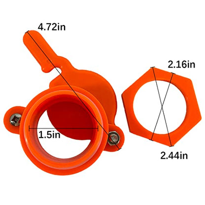 MayBee 4 Pack Honey Gate Valve for Extractor, Durable Nylon Honey Extractor Tap, Beekeeping Supplies - size: 4-Pack