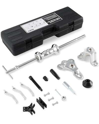 Orion Motor Tech OMT Slide Hammer, 9-Way Slide Hammer Puller Set - color: Silver Puller, size: 19pc Slide Hammer Puller Set