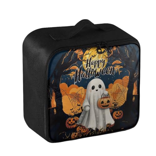 First Aid Bag Halloween Ghost Pumpkin Empty Medical Supplies Organizer Bag Portable Trauma Kit for Home Office Kitchen Traveling Camping - color: Halloween Ghost Pumpkin Theme