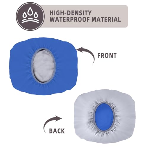 2-5 Gallon Horse Bucket Cover, Waterproof Horse Feed Bucket Cover, Lightweight and Easy to Use (Excluding Bucket, Blue) - color: Blue