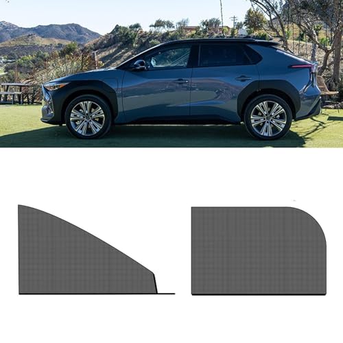 4 PCS Car Window Screen Mesh, Heat Block Double-layer Car Window Shade, Breathable High Elastic Mesh Privacy Protection Curtain, Universal for Most SUVs (Black) - color: Black #SUV