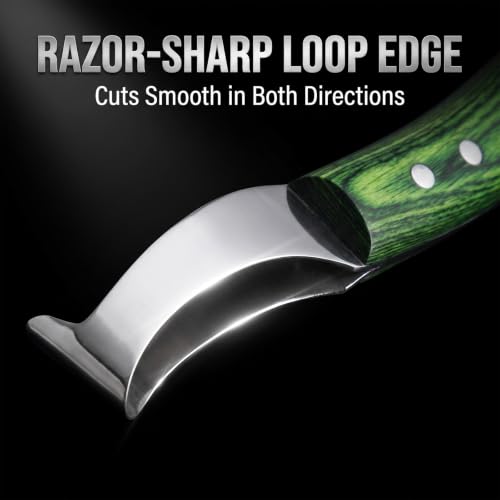 2-Piece Loop & Hoof Knife Set, J2 Stainless Steel