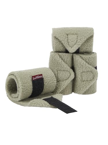 LeMieux Toy Pony Bandages for Toy Pony - Fleece - Simple Fastening - Suitable for Ages 3 Years + - Fern - color: Fern