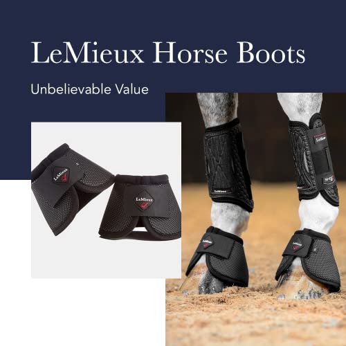 LeMieux Rubber Bell Overreach Horse Boots - Protective Gear and Training Equipment - Equine Boots, Wraps & Accessories - color: Black