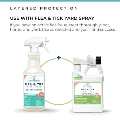 Wondercide Cedar Flea & Tick Spray for Pets Plus Home with Natural Essential Oils 16 fl. oz. (Pack of 2) - color: Cedarwood, size: 16 OZ (Pack of 2)