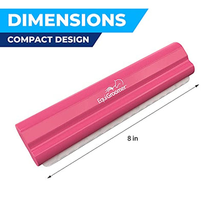 EquiGroomer 8-Inch Deshedding Brush for Dogs & Horses, Pink - color: Pink