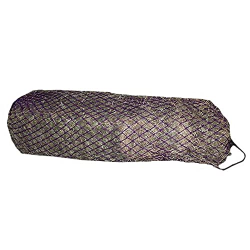 Derby Originals 90" XX-Large Slow Feed Hay Bale Net Holds 1-2 Full Bales of Hay for Horses and Goats - color: Purple