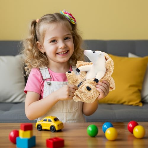 Cute Shaved Sheep Stuffed Animal, Kawaii Lamb Plushie Toy for Teen Kid Girl - color: Lightyellow