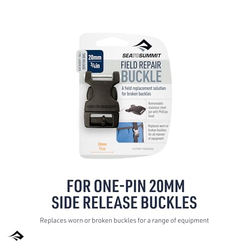 Sea to Summit Field Repair Buckle, Side Release 1 Pin, 3pk, 20mm / 3/4in - style: 20mm / 3/4in