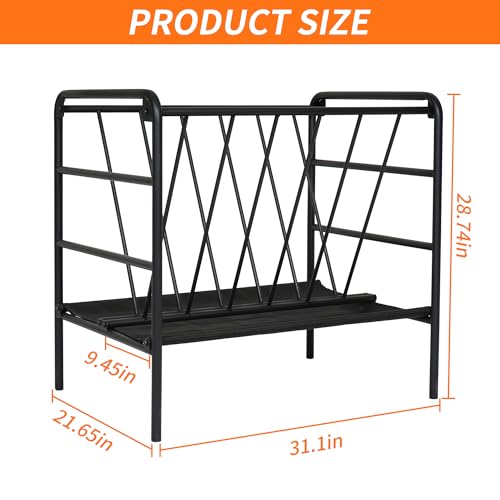 Lesolar Hay Feeder 35 Gallons,Heavy Duty Hay Feeder for Goats