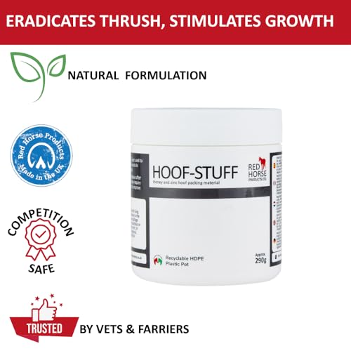 Red Horse Products Hoof-Stuff 290g, hoof Pack - cleanses and Protects